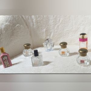 7 empty high quality perfume bottles 🌿🌱